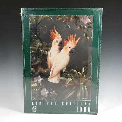 VTG National Wildlife Federation Cockatoos Michael Jackson Ltd Ed 1000 Pc Puzzle • $39.98