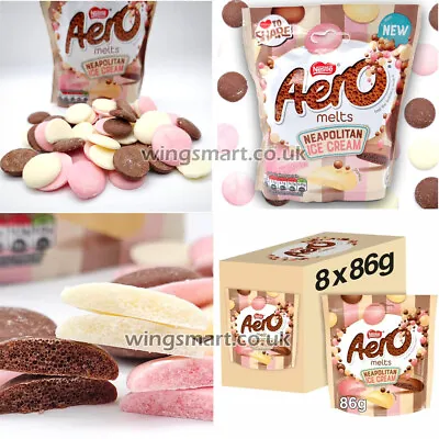 Aero Melts Chocolate Neapolitan Ice Cream Pouch 86g • £11.99