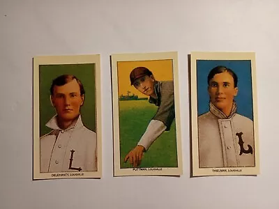  1988 Card Collectors Company '09-11 T206 Reprints LOUISVILLE COLONELS Set Of 3 • $2.99