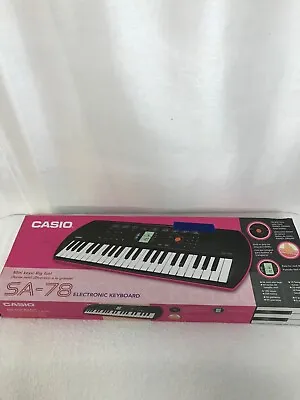 $19.99 • Buy Casio SA-78 Mini-Size Keyboard Pink