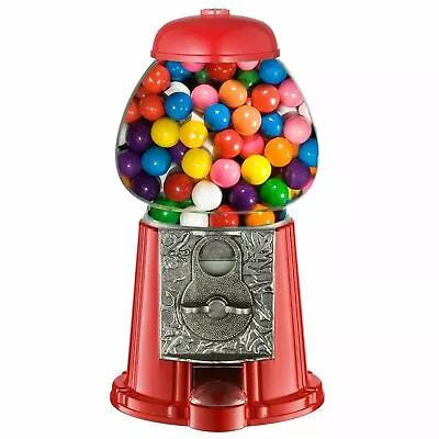 11 Inch Vintage Gumball Machine Bank Metal Base Glass Globe Toy Bank Table Top • $27.99