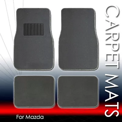 For Mazda New 4 PC Car Truck SUV Carpet Floor Mats Set With Driver Heel Pad  • $26.99