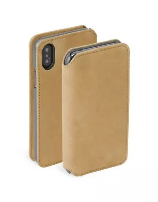 Krusell Broby 4 Card SlimWallet Apple IPhone XS Cognac • £4.20