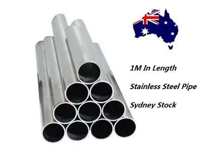 $37.70 • Buy EXhaust Stainless Steel Pipe 2.5   63mm Metal Tube 1M In Length Sydney Stock