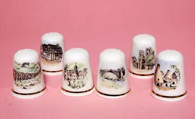 £7.99 • Buy TG Thimble Guild  Locations In England  (no Backstamp) Set Of 6 Thimbles B/80