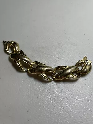 Vintage Givenchy Unique Link Bracelet Beautiful Gold Tone Rare Fashion • $36.51