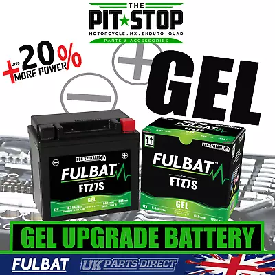 Honda Yuasa YTZ7S Equivalent AGM GEL UPGRADE BATTERY - FULBAT FTZ7S • £34.98