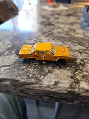 Vintage Lesney Matchbox Series No. 20 Chevrolet Impala Taxi Toy Car - Loose • $12