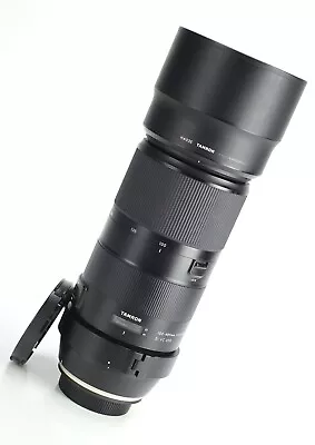 Tamron  Di 100-400mm F4.5-6.3 VC USD AF Zoom Lens Canon EF EOS DSLRs Caps & Hood • £519.99