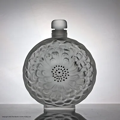 Large Lalique Dahlia Pattern Scent Bottle Flacon #1 • £325