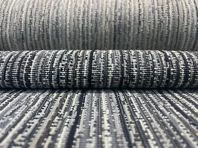 5.75 Yards Kravet Couture City Living Anthracite Gray Epingle Upholstery Fabric • $460