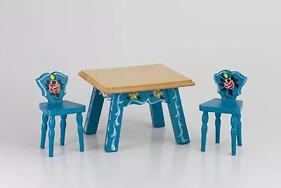 Vintage Dora Kuhn German Dollhouse Furniture Table Chairs Miniature Kitchen • $49.99