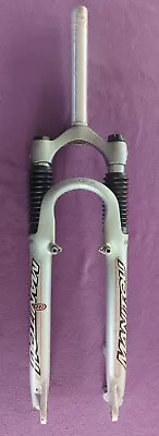 Retro Manitou Six Comp Mtb Suspension Fork 80mm 26  1 1/8  In Silver • £70