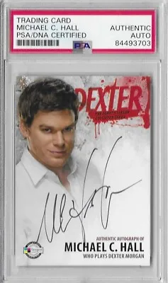 Michael C. Hall Signed 2012 Dexter Season 4 Breygent Card PSA/DNA Encapsulated • $299.99