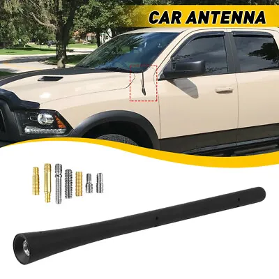 7  In Black Car Radio Stereo Antenna Stealth FM AM Short For Truck Motorcycle US • $11.99