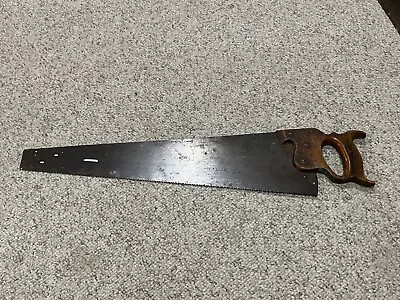 Vintage Antique 24” HAND SAW Rip Saw • $29