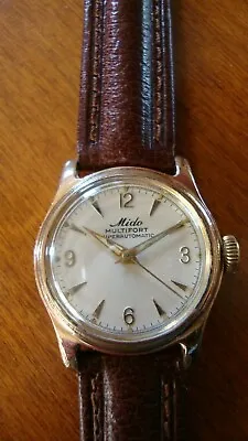 Vintage Mido Multifort Bumper Super Automatic Small Men's Wristwatch Running • $165.58