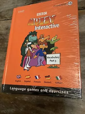 BBC Muzzy And Interactive CD ROM Book Vocabulary Part 3 Language • $9.99