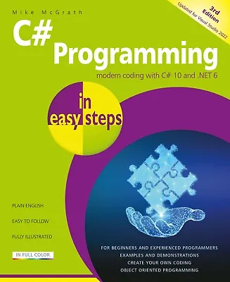 £9.99 • Buy C# Programming In Easy Steps, 3rd Edition
