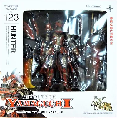 REVOLTECH YAMAGUCHI 123 Monster Hunter Man Hunter Swordsman Rathalos Series F/S • $124.26