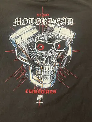 Vintage 2000 Iron Core Die Hard Motorhead Customs XL Motorcycle Shirt VTG • $84.99