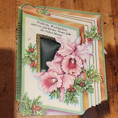 Vintage MCM Unused  German Mother Christmas Cards Box Of 7 • $20