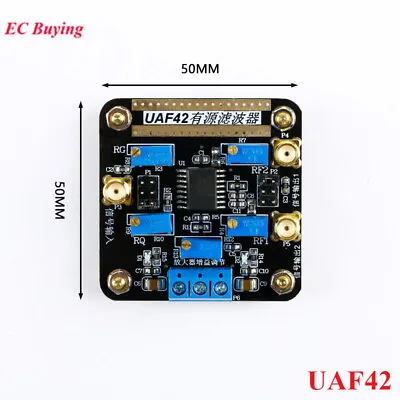 UAF42 High Pass Low Pass Band Pass Active Filter Adjustable Bandpass Filtering • $18.17