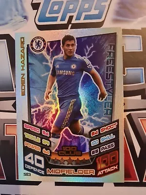 Match Attax 12/13 100 Club Eden Hazard • £2.50