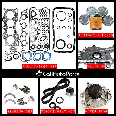 FITS: 90-95 Acura Integra 1.8L B18B1 DOHC Master Engine Rebuild Kit *GRAPHITE* • $284.95