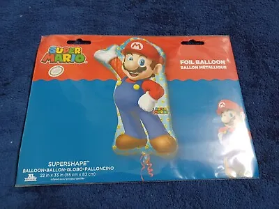 Anagram Super Mario Super Shape Foil Balloon 22 X 33  • $11.95