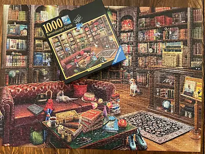 Ravensburger The Reading Room 1000 Piece Jigsaw Puzzle Complete • $15