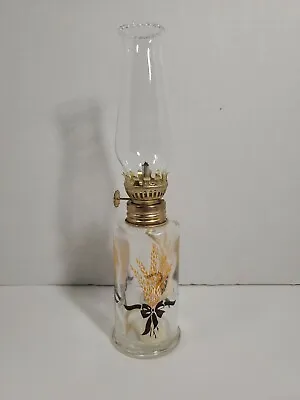 Lamplight Kerosene Oil Wheat Design Lamp Vintage  • $21