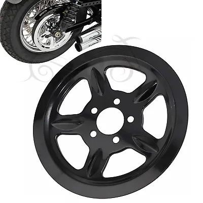 $33.98 • Buy Black Outer Rear Pulley Insert Cover For Harley Sportster 883 Custom Iron 1200