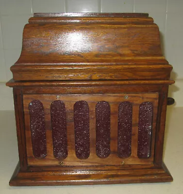 Antique Oak Edison Amberola 30 Cylinder Phonograph Very Nice Condition • $577.92