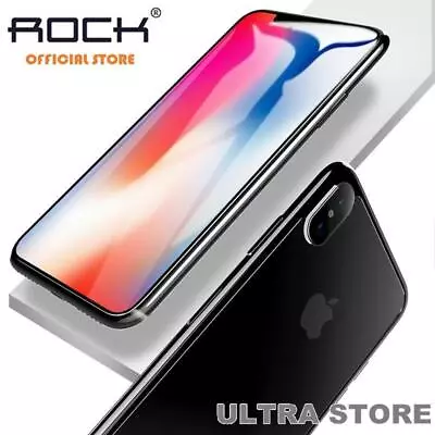 ROCK Tempered Glass Screen Protector Back Protection Film Lens Film Set IPhone X • $6.97