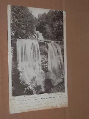 Milford Pa - 1908 Postcard - Sawkill Falls • $5.50