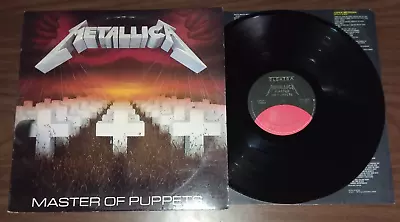 Metallica  Master Of Puppets  LP 1986 Record (VG+ Vinyl) 1rst Press SP 9 60439-1 • $109.95