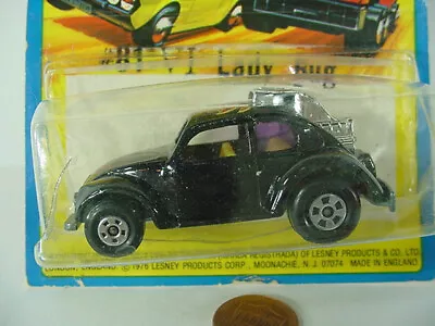 Matchbox Lesney England 1976 Issue #81 Vw Vi Lady Bug Volkswagen Black N Blister • $12.50