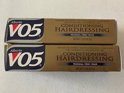 Lot 2: Alberto VO5 Conditioning Hairdressing Normal/Dry Hair New 1.5 Oz. • $19.88