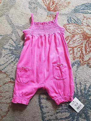 Pink Romper Suit 0- 3 Months New • £1.99