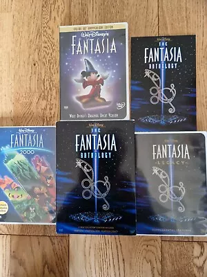 The Fantasia ANTHOLOGY 3 Disc Region 1 DVD Box Set Inc Legacy VG Free UK Post • £19.99