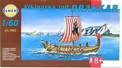 Viking Ship Drakkar (1/60 Plastic Model Kit Smer 0902) • $12.95