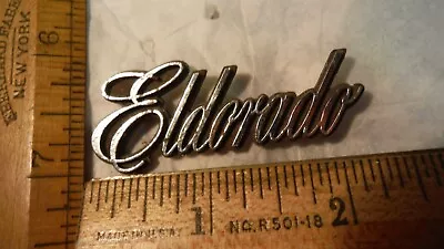 AT60 Cadillac Eldorado Dash Glove Box Emblem VIntage 1979-80 #1614438 ELDORADO • $14.99