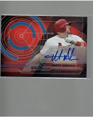 Matt Adams Auto 2014 Topps Baseball • $5