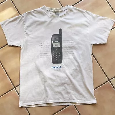 Old Nokia Ad Campaign Tee Vintage Nokia T-Shirt 2000s Aesthetic Retro • $22.97