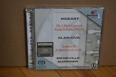 Mozart : The 4 Horn Concertos Rondo E Flat KV 371 (Super Audio CD SACD 2003) • $9.99