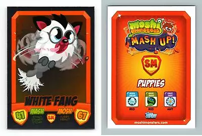 White Fang - Moshi Monsters Mash Up! Series 2 Topps Foil 2011 Trading Card • $1.23