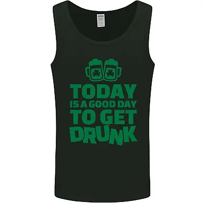 $14.79 • Buy Good Day To Get Drunk St Patricks Day Mens Vest Tank Top