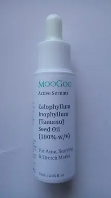 $16.99 • Buy MOOGOO Tamanu Seed Oil 25ml Acne Scarring Stretch Marks NEW- Box Damaged READ PL