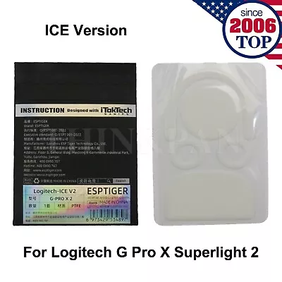 Tiger Gaming ICE Version Arc Mouse Feet Skates For Logitech G Pro X Superlight 2 • $15.99